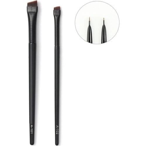 High Quality Makeup Brush Private Label Eyebrow Brush Oblique Angle Eyeliner Brush Eye Brow Cosmetics Brush Beauty Makeup Tools