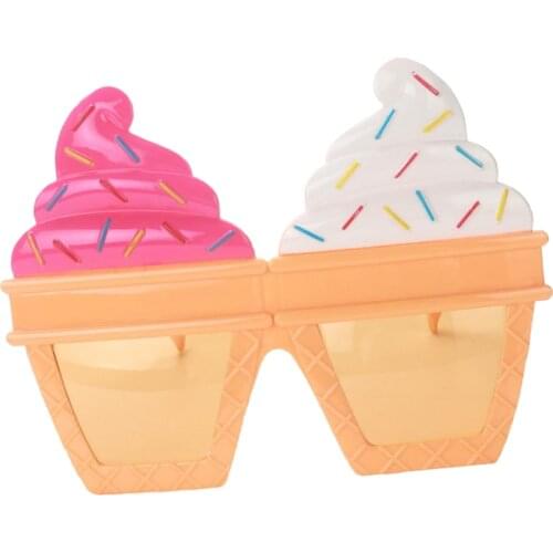 Unisex Adults Kids Birthday Ice Cream Party Glasses Party Eyeglasses Costume