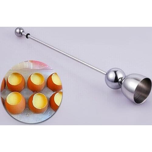 Egg Topper Egg Cracker Snipper Stainless Kitchen Tool Steel Cutter Opener scissor tijera Clipper shell Boiled Cooked