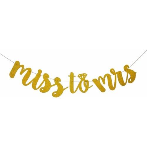 Gold Bride To Be Balloon Team Bride Hen Party Bridal Shower Miss To Mrs Banners Wedding Party Decoration Alphabet Globos
