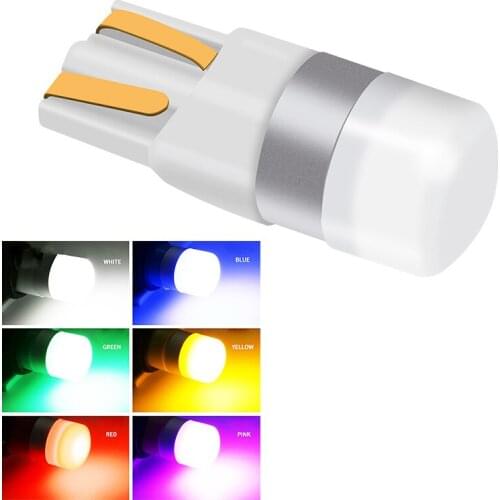 1PCS T10 W5W Led 3030 1SMD Wedge Bulb Auto Dome Reading Car Light Side Marker Side Light Parking Lights 194 168 Lamp Bulbs