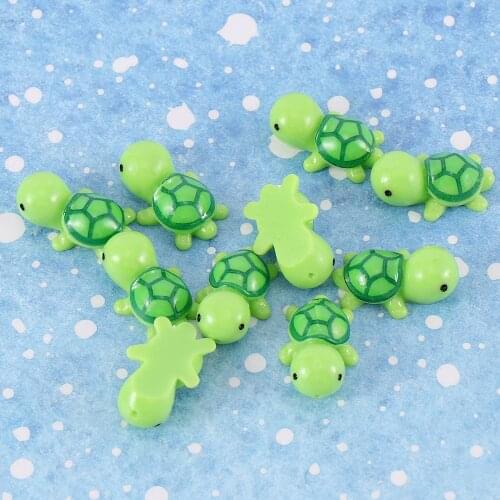 10 pc Cute Miniature Dollhouse Bonsai Garden Decor Landscape Flower Pot Sea Turtle Decor Home Ornaments Accessories