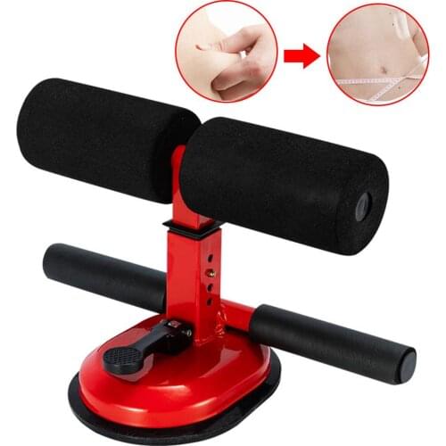 15cm Large Sucker Double Bar Sit-up Aid Four-level Height Adjustment Sit-up Aid Home Exercise Fitness Sports Equipment