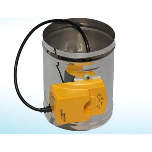 3 Positions 220v - Motorized Damper Vent 4N HVAC ducting Valve motorised air Vent Diameter - 80 100 125 150 200 250 mm