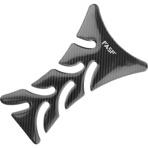 3D Motorcycle Carbon Fiber Vinyl Gel Gas Tank Pad Protector Decal and Sticker Tankpad