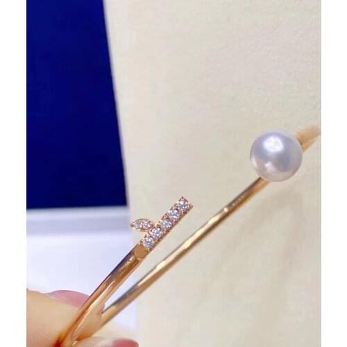 925 Sterling Silver Fashion Bracelet Mountings ADJUSTABLE Bangle Findings Jewelry Parts Fittings Accessories for Pearls Beads