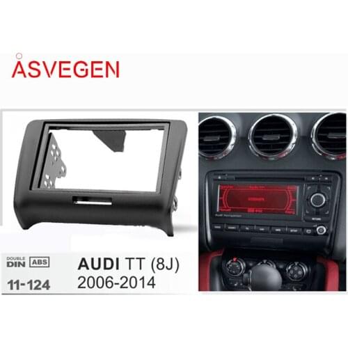 Car Fascia Frame For AUDI TT Car dvd Fascias Frame Audio Fitting Adaptor Facia Panel Dashboard