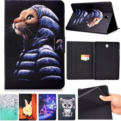 Cartoon print Case For Samsung Galaxy Tab S4 2018 10.5'' T830 T835 Tablet cover Cases For Samsung S4 Tablet case SM-T830 SM-T835