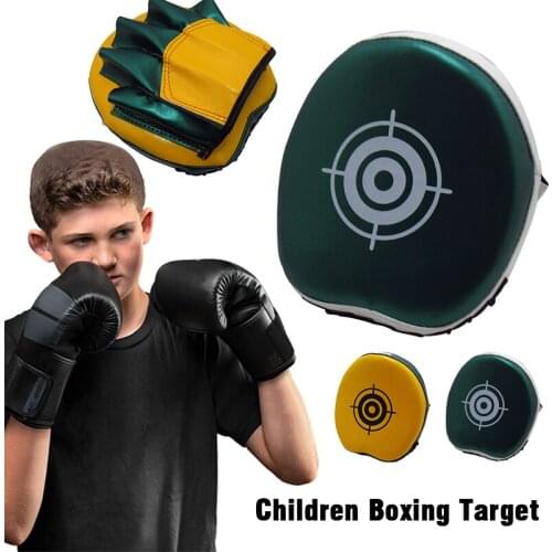 Children Half Finger Muay Thai Boxing Target MMA Training Kicking Pad Karate Taekwondo Shield