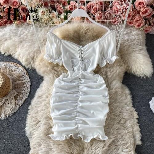 HANGCODE White Summer Dresses