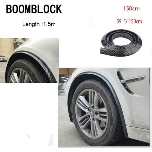 Wheel Eyebrow/Front Bumper/Spoilers Carbon Protect Stickers For Honda Civic Accord Fit Subaru Forester Nissan Qashqai Juke Tiida