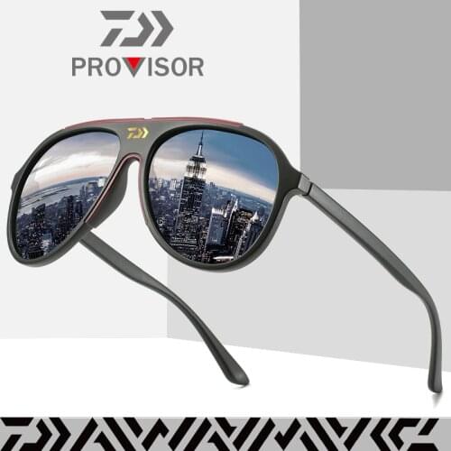 Daiwa Man Outdoor Fishing Polarized Sunglasses Bicycling Sunglasses Summer Big Frame Mountaineering Glasses Fishing Sunglasses