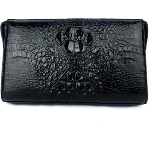 Ousidun crocodile Men clutch bags male business Hand bag leisure fashion Hand caught men wallet handbags
