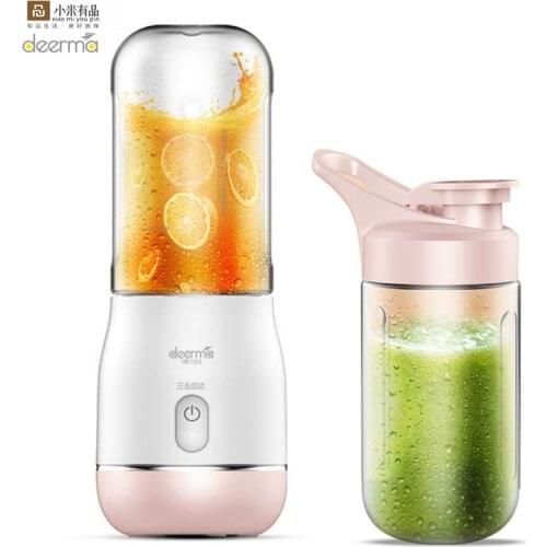 Deerma Portable Electric Juicer Household Travel fruit vegetable Mixer Multipurpose USB Rechargable Juice Cup From xiaomiyoupin