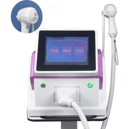 Protable 3 Wavelength 800w Diode Laser 755 808 1064 Hair Removal Machine