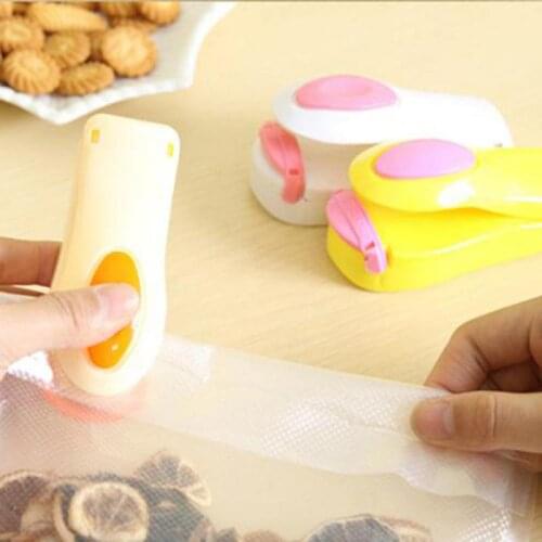 Bag Clip Mini Portable Food Clip Heat Sealing Machine Sealer Home Snack Bag Sealer Kitchen Utensils Gadget Item Kitchen Tools