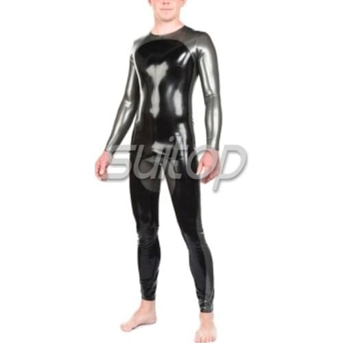0.6mm thickness rubber catsuit latex teddies bodysuit leotard SUITOP
