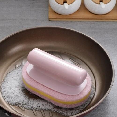 Handle Cleaning Tool Hand Held Kitchen Cleaning Pot Brush Bathroom Tile Bathtub Dish Plate Bowl Decontamination Accessories