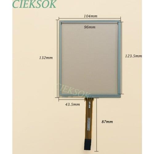 ST-057001 5.7 inch Touch 4 Wire Resistance for Siemens TP177A TP177B 6AV6 642-0AA11-0AX1 132.5x104 132*104mm Wide Interface
