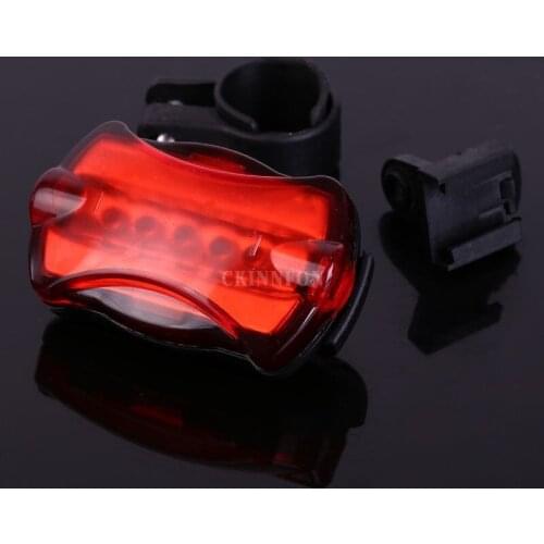 200Pcs/Lot Super Bright Bicycle Lights LED Rear Tail Lamp Safety Warning Cycling Taillight Light 6 Flash Modes Waterproof Light