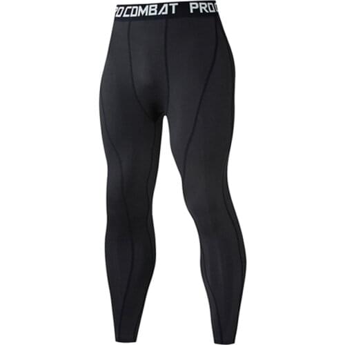 Thermal Pants Leggings Tights Compression MMA Tactics Long Johns Underwear Solid Color Quick-drying Track Suit Men Sportswear