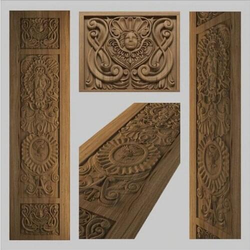 High quality 3D Model STL relief for cnc STL format Furniture--Door_1