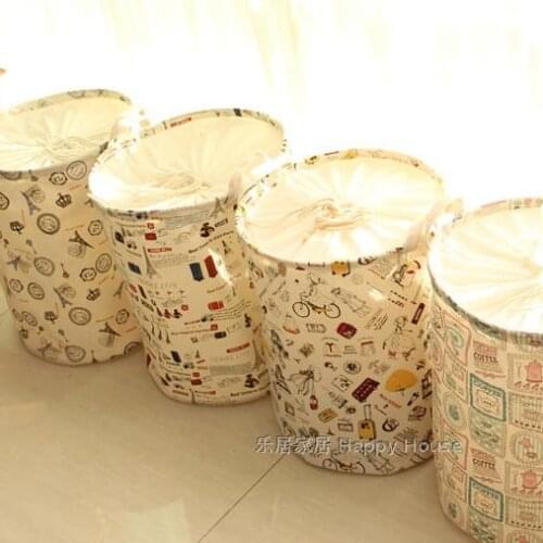 ZAKKA South Korea foreign trade export instoragebarrels waterproof cotton fabric bundle folding laundry basket toy storage baske