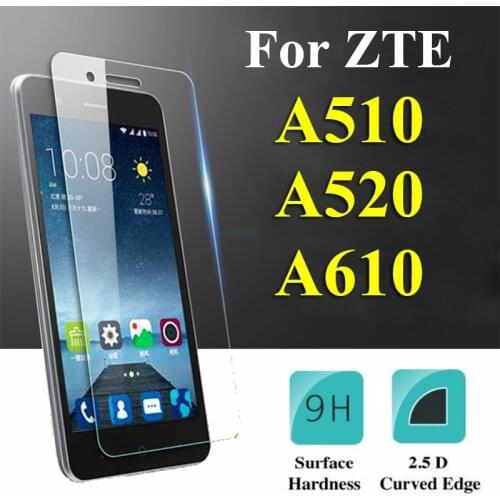 Protective glass on for ZTE Blade A510 A520 A610 tempered glas screen protector 2.5D A 510 520 610 tremp film protection 9h
