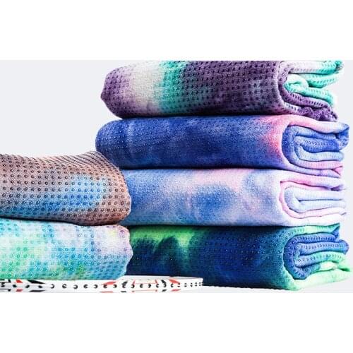 Women Printing Yoga Mat Towel Portable Outdoor Beach Exercise Mat Gym Pilates Workout Meditation Blanket Soft Cloth Towel
