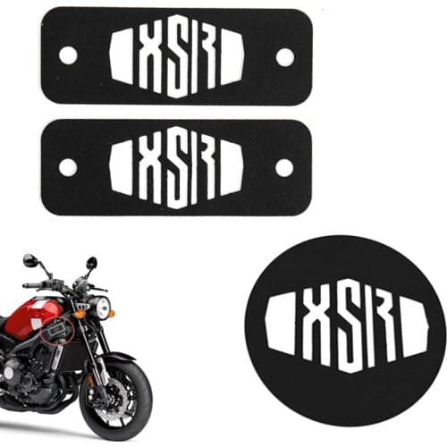 Stainless Fuse Box Top Plates 1Pair Powder Coated Clutch Cover Top For Yamaha XSR 900 Plaques supérieures pour boîte à fusibles