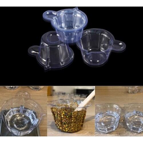 20-150pcs 40ML Plastic Disposable Cups Dispenser For DIY Epoxy Resin Jewelry Making Tools Accessories