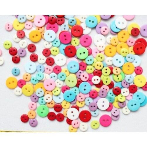 2000pcs - Variety Colors 9-13mm Sweet Tiny Miniature Buttons Set wholesale small mini buttons