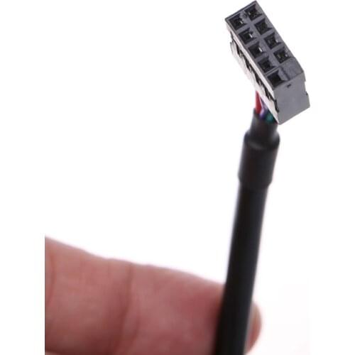 2021 New USB 2.0 9-Pin Housing Male To USB 3.0 20-Pin Motherboard Female Adapter Cable