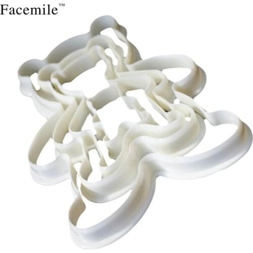 4 Size Cute Play dough Tools Modelling Clay Animal Bear Cookie Cutter Cookie Cutters Fun and Creative for Children and Cake