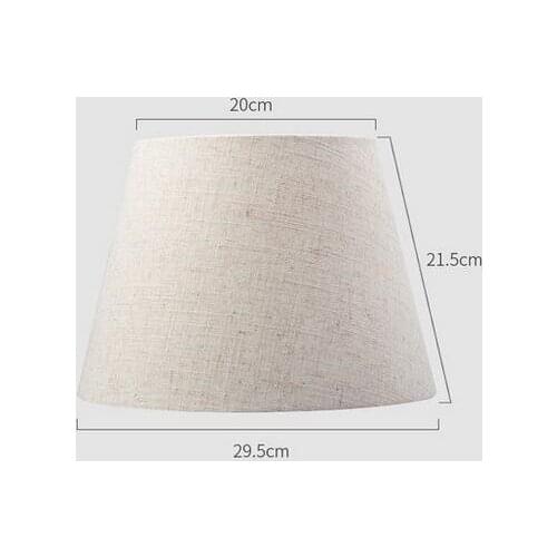 Lamp shade for table Abstract simple solid color Textile Fabrics Decorative E27 table lamp shade bedroom lamp cover