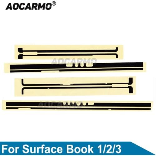 Aocarmo 1Set For Microsoft Surface Book 1 Adhesive Sticker Complete Set LCD Display Screen Frame Glue Tape Stickers