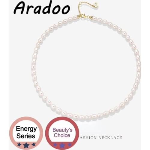 Женские ожерелья из жемчуга Aradoo China At AliExpress