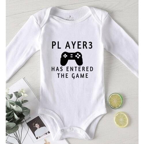 For Newborns One Piece Jumpsuit Newborn Baby Bodysuits Cotton Boy Winter Clothes Boy Clothing Bodysuit Printing Entered The Game
