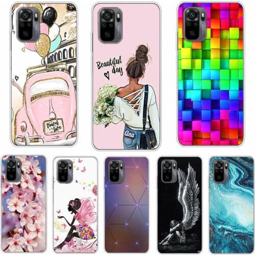 For Xiaomi Redmi Note 10 Case 4G cover For Redmi Note 10 Pro Global Version Phone back Cover redmi Note 10s Bumper Funda