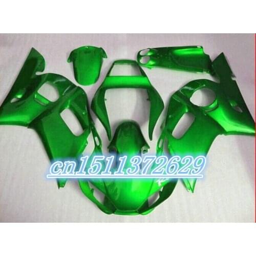 Dor-FULL green bodywork set for YZF R6 600 98 99 00 01 02 fairing kit YZF R6 1998-2002 fairings D