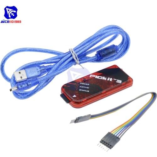 Diymore PICkit3 Electronic Chips Emulator MPLAB PICkit 3 PIC Microcontroller Chip in-Circuit Debugger Programmer Emluator
