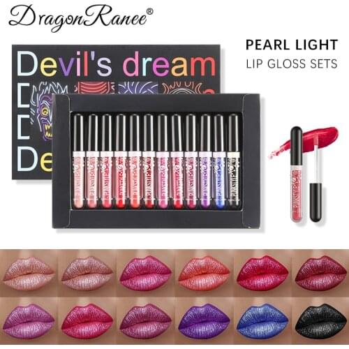 Git For Women Halloween Metallic Lipstick Lip Tint Lipstick Makeup Waterproof Pearlescent Diamond Polarized Sexy Lady Cosmetics