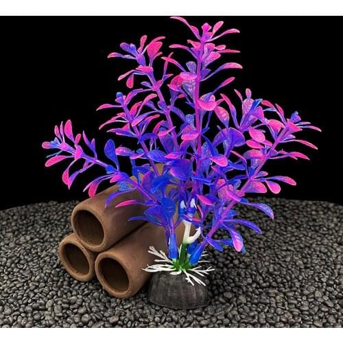 Simulation Artificial Plant Aquarium Decor Water Weeds Ornament Plant Fish Tank Aquarium Grass Plastic Aquarium Decoration 10pcs