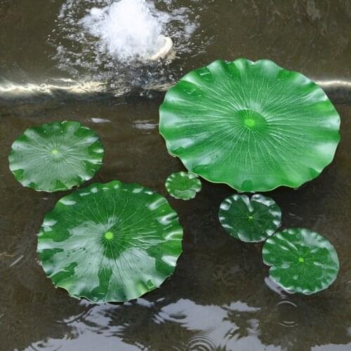 Simulation Lotus Leaf Artificial Lotus Garden Pond Water Pond Tank Flower Decoration Plant Lily leaf Floati