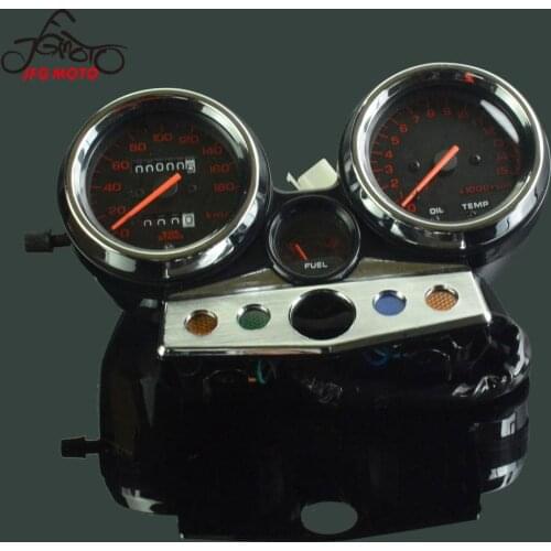 Motorcycle RED Tachometer Odometer Speedometer Gauges For HONDA CB400 CB 400 1995 1996 1997 1998 95 96 97 98