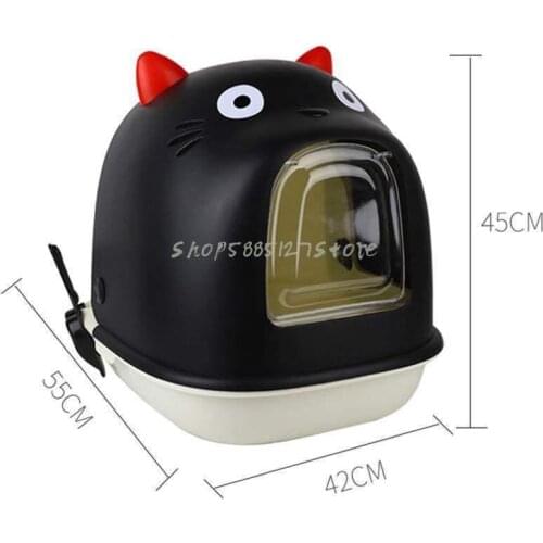 Cat Litter Pan Fully Enclosed Cat Toilet Deodorization Large Anti Splash Cat Litter Pan Extra Large Cat Litter Pan Cat Supplies