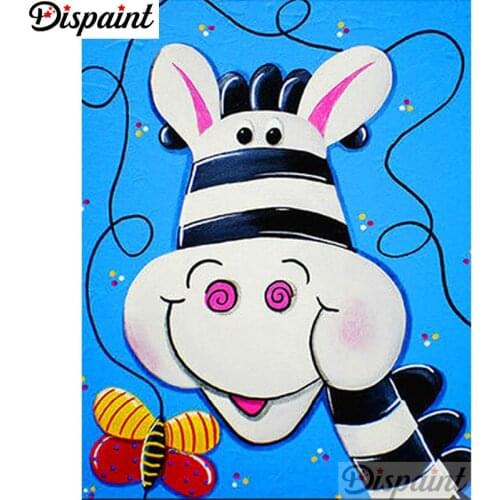 Dispaint Full Square/Round Drill 5D DIY Diamond Painting "Cartoon horse" Embroidery Cross Stitch 3D Home Decor A12354