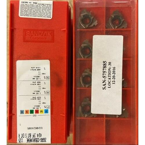 ORIGINAL 10PCS CARBIDE INSERT 266RG-22BU01A050E1125