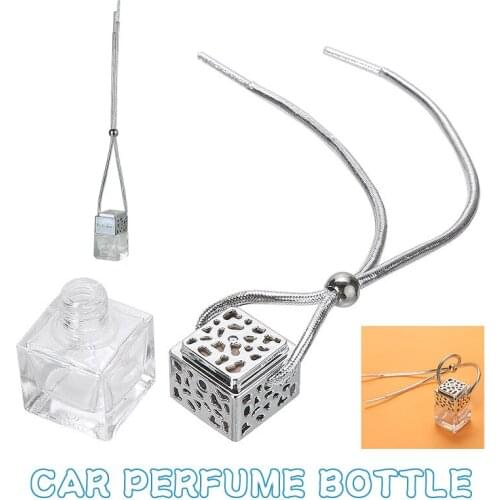 Car Air Freshener Scent Perfume Bottle Ornament Essential Oil Diffuser Fragrance Hanging Empty Bottle Hot Sale