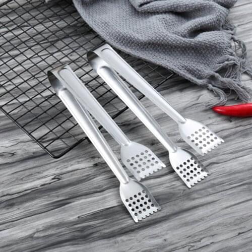 Stainless Steel Food Tong Baking Clip Kitchen Tongs Non-Slip Cooking Clip Clamp BBQ Salad Bread Tools Grill Kitchen Accessories
